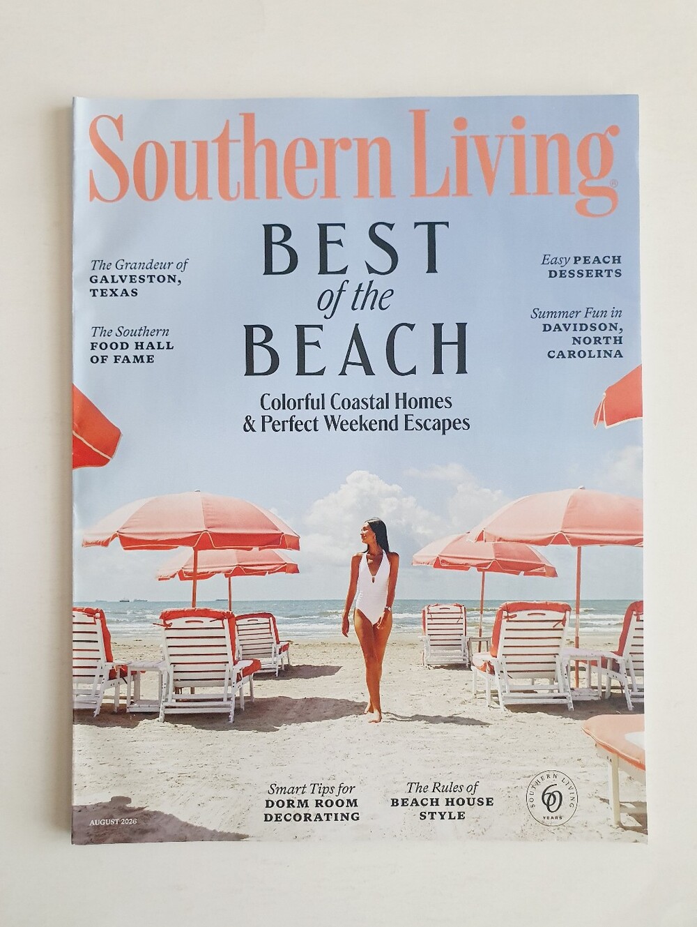 Southern Living Magazine August, 2026 - Best of The Beach
